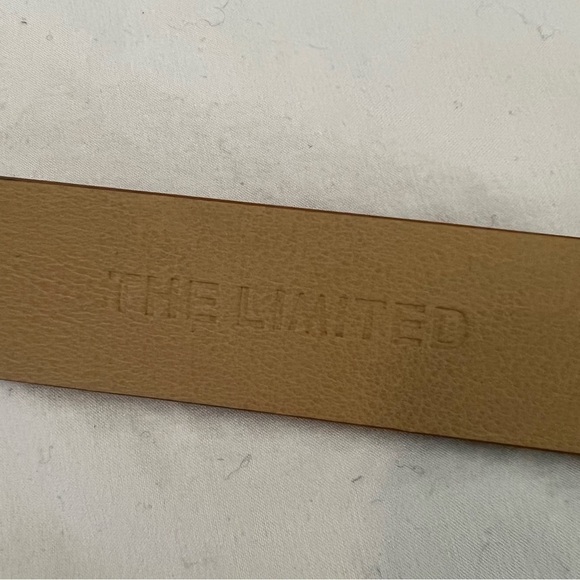 THE LIMITED Tan Gold Buckle Classic Belt Size Small main image 4